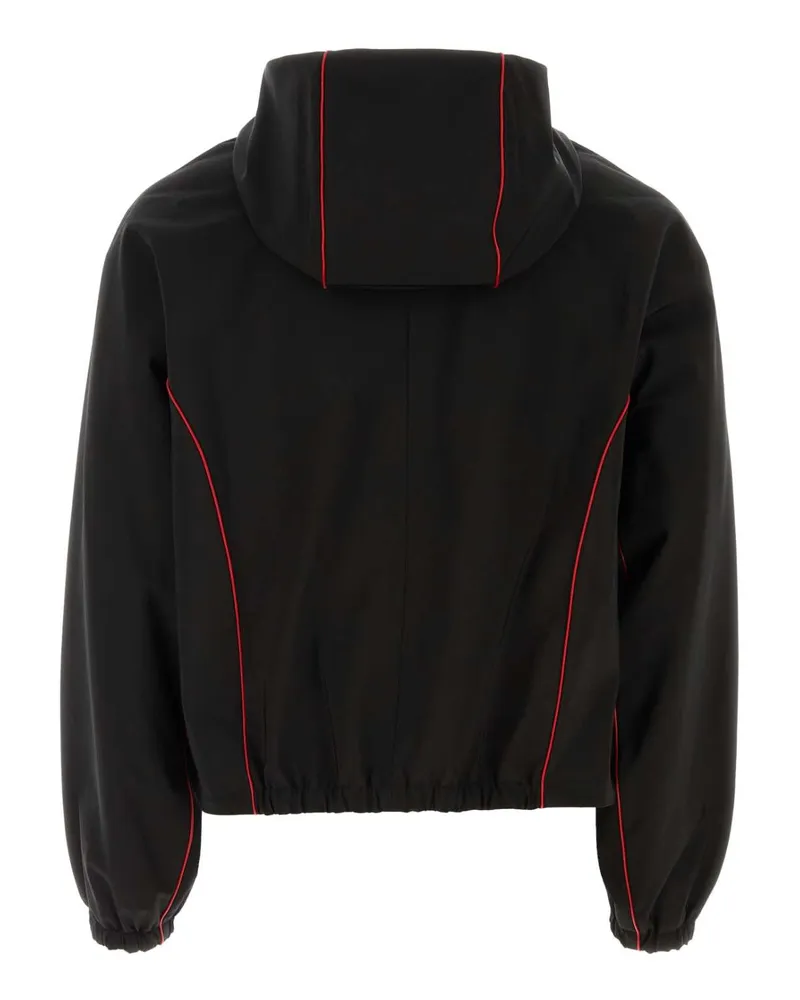 Ferragamo 143653767239 Nero Exterior: Polyester Cotton Giubbini Jacket Black
