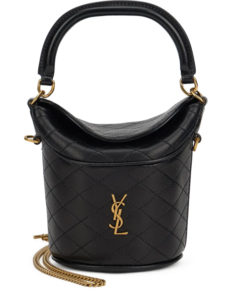 Saint Laurent Women's Bucket Bag Gaby Black Black