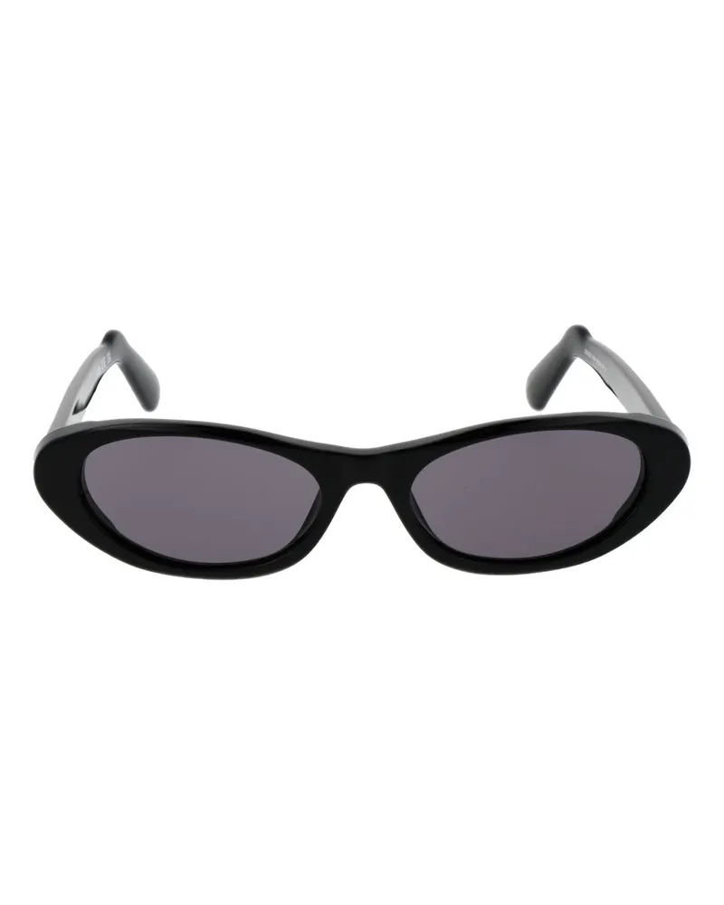 GCDS Unisex Black Plastic Sunglasses Black