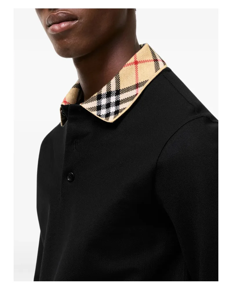 Burberry Evan Polo Shirt — Black Black