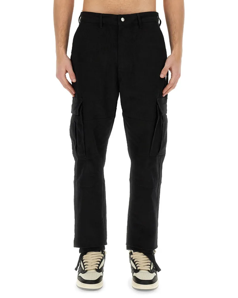 Marcelo Burlon | County of Milan Cotton Blend Cargo Pants — Black Black