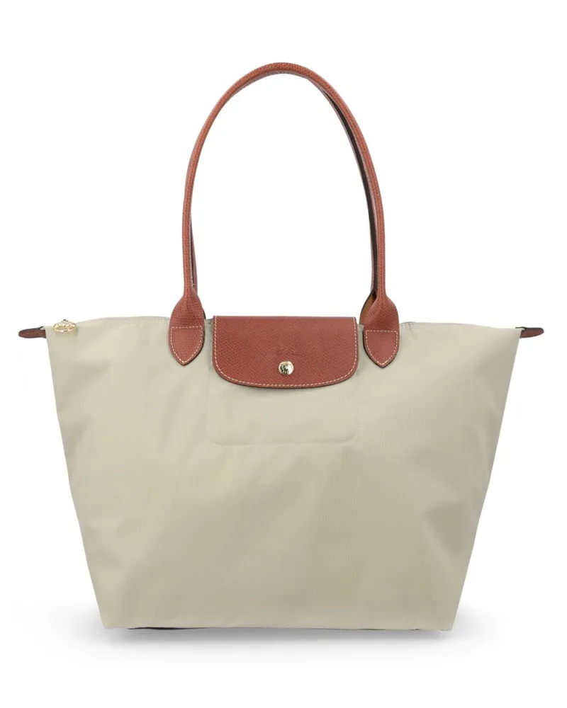 Longchamp Nylon Shoulder Bag — Beige Beige