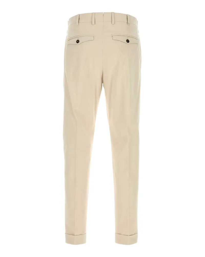 PT TORINO Men's Sand Stretch Cotton Pant 0020 Exterior: Elastane Pantaloni Trousers Beige