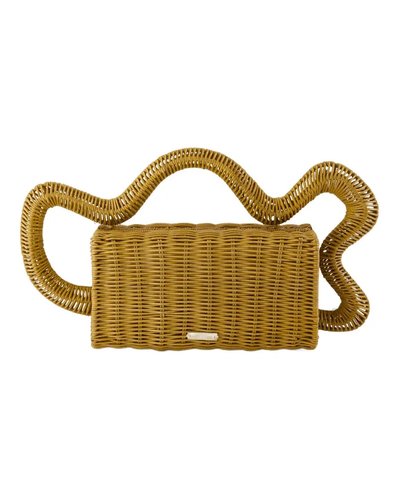 Cult Gaia Women's Elsa Clutch -  Others Neutral Beige Raffia Bags Clutches Beige