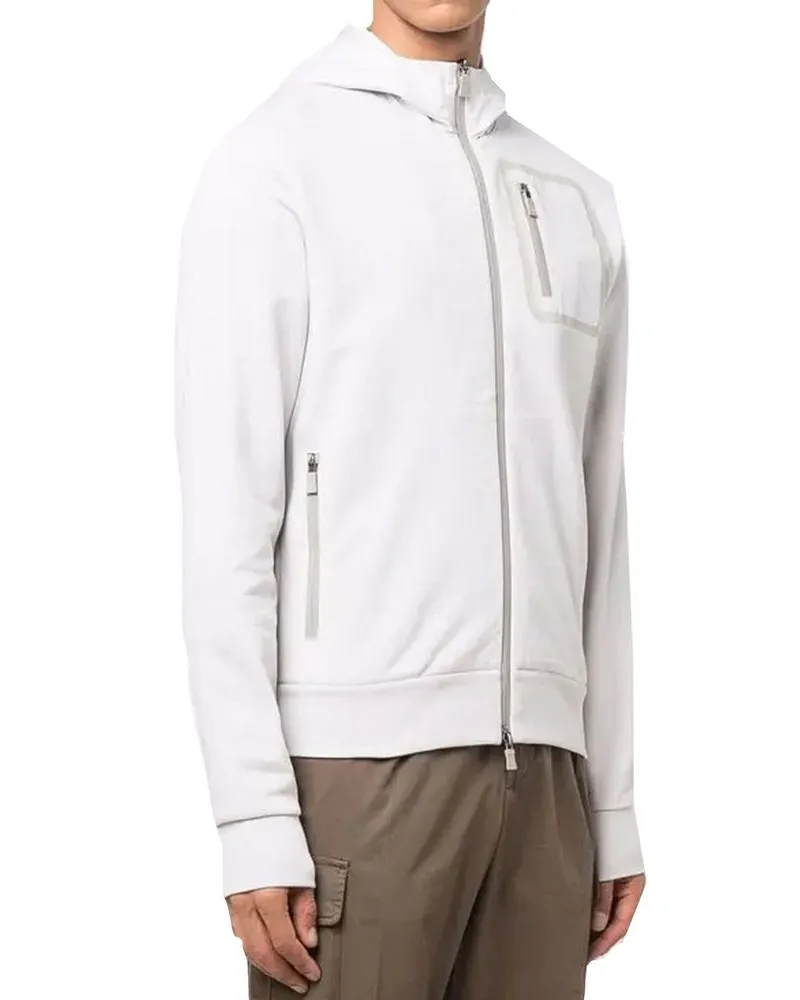 Herno Men's Gray Cotton Sweatshirt Clothing White