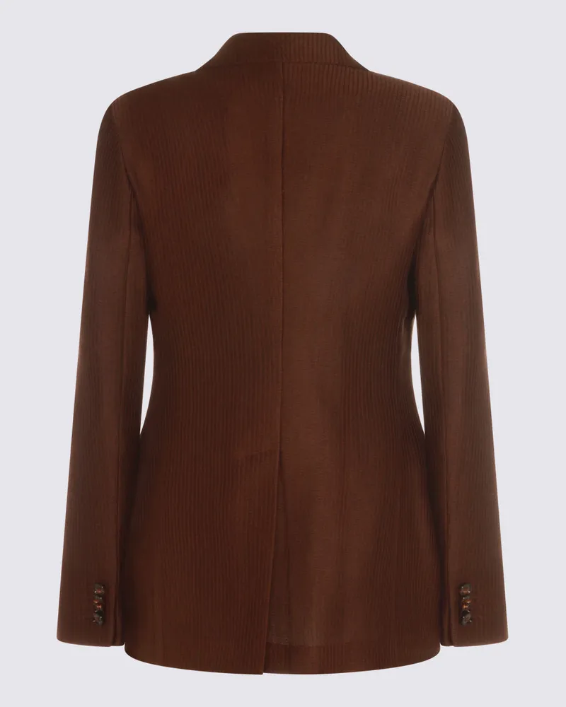 Tagliatore Women's Jackets Marrone _100 % Co Brown