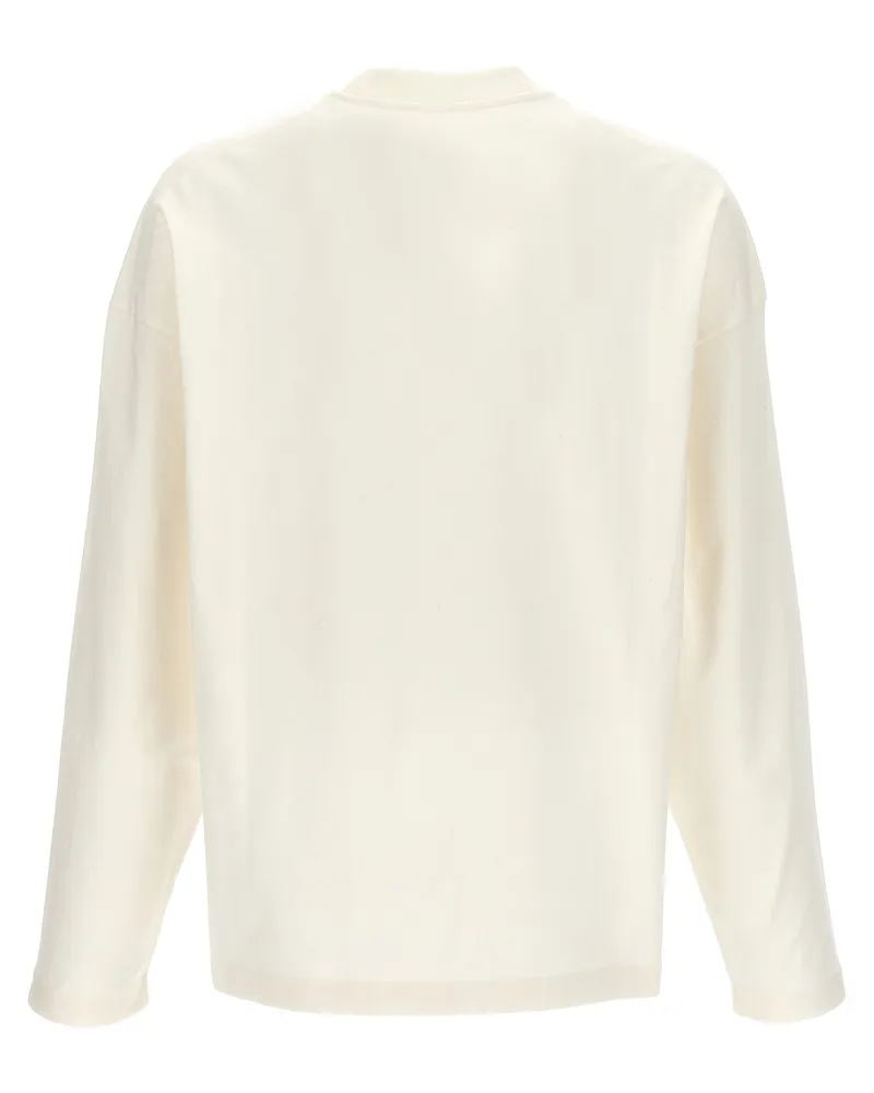 Jil Sander Men's Bicolor Cotton T-Shirt White