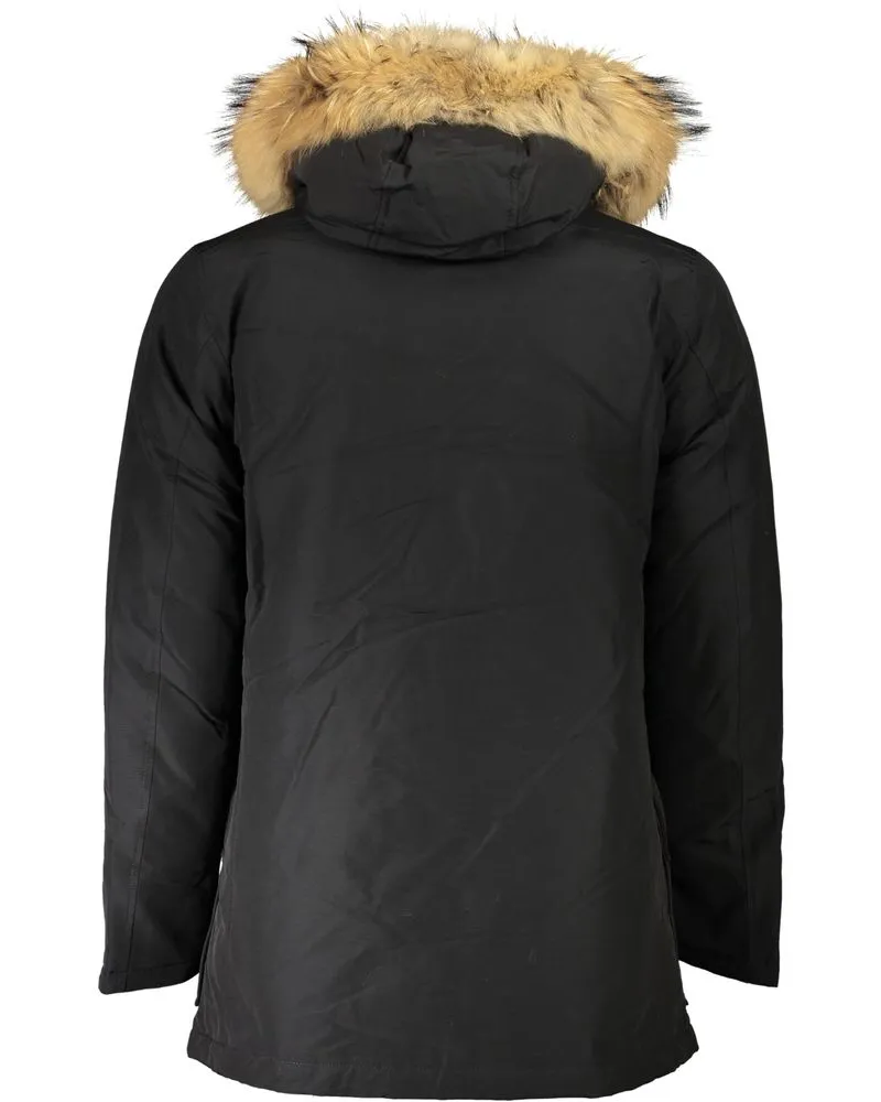 Woolrich Black Cotton Men Jacket Clothing Black