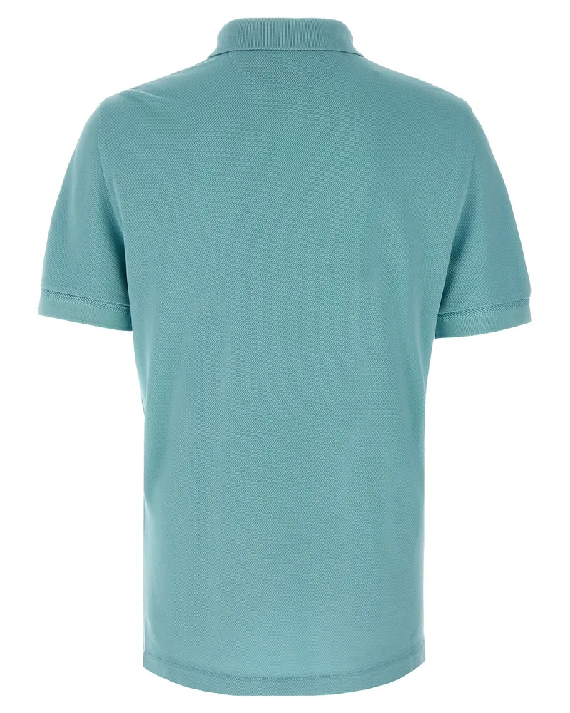 Tom Ford Men's Blue Cotton Polo Shirt Blue