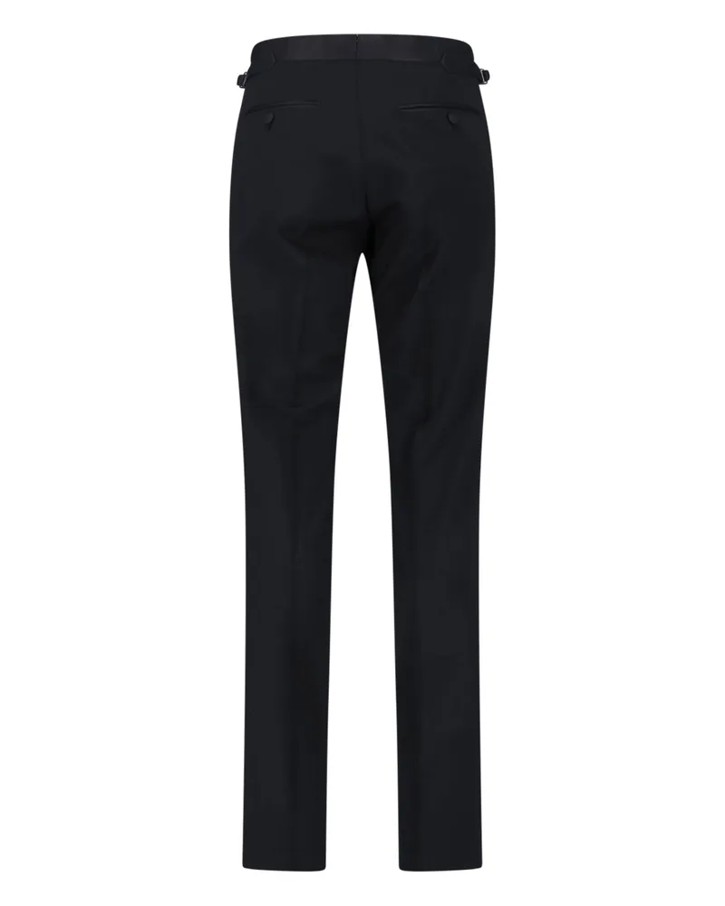 Tom Ford Men's Trousers Black Wool Black