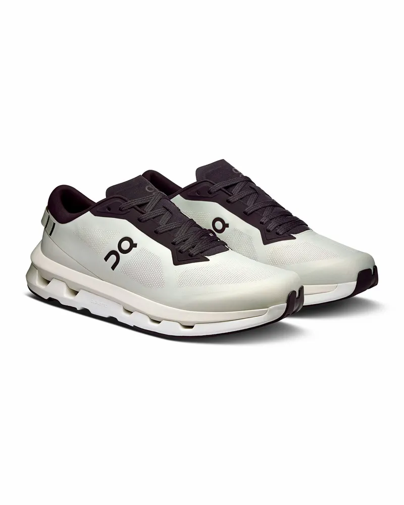 ON Men's Sneakers Cloudzone Ice Black Trainers White