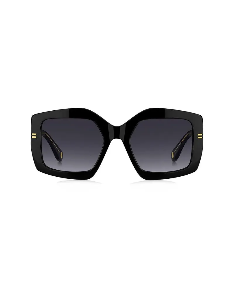 Marc Jacobs Women's Sunglasses Black-Gold Acetate Eyewear - Black/gold Black