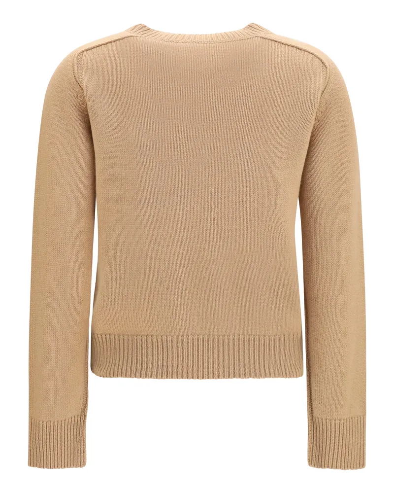 Burberry Women Wool And Cashmere Sweater Camel Camel