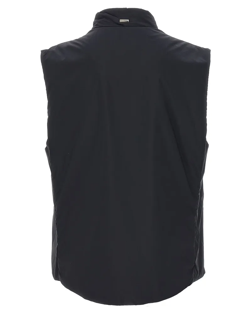Herno Men's Black Polyamide Sleeveless Jacket Clothing Black