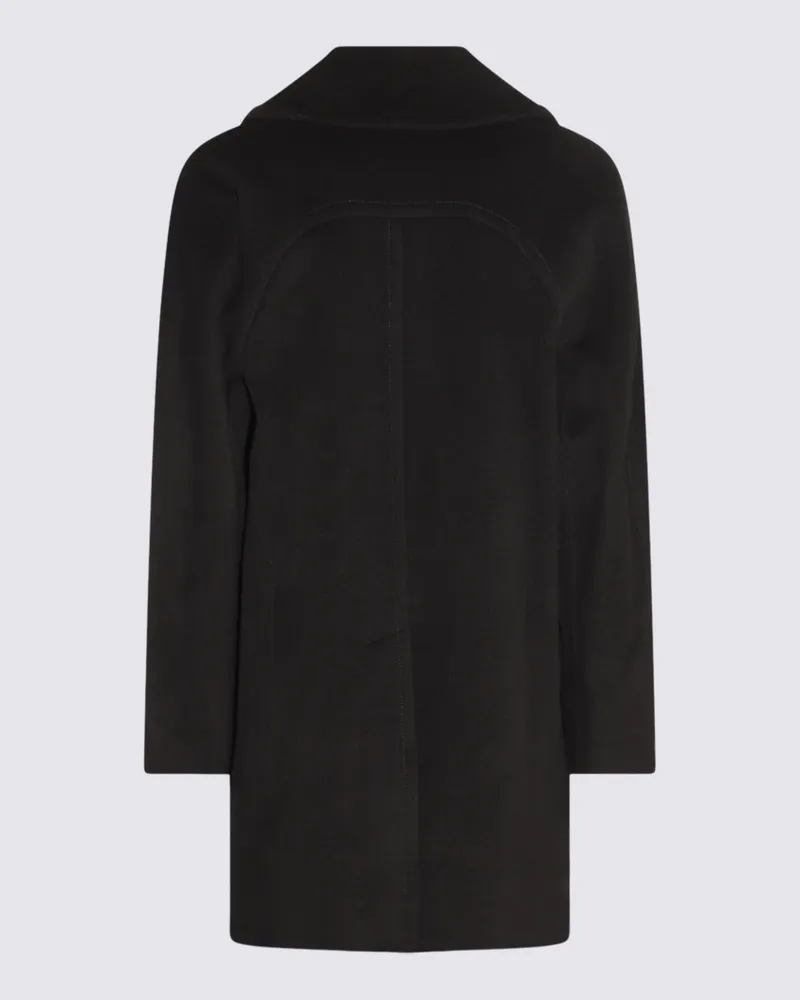 Alexander McQueen Men's Coats Black _wo Ws Black