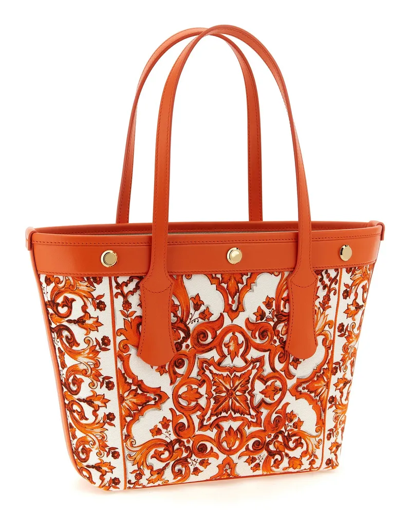 Dolce & Gabbana Atene Tote Bag — Orange Orange