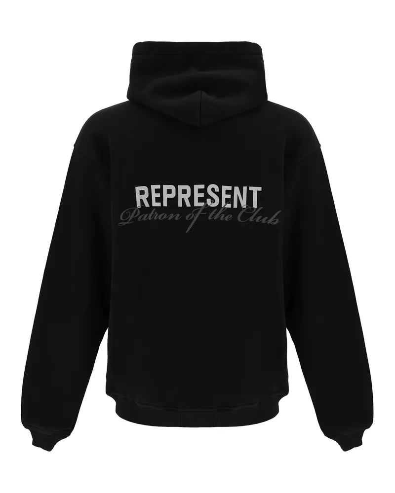 REPRESENT Men's Cotton Hoodie Black Sweatshirts Sweater Black