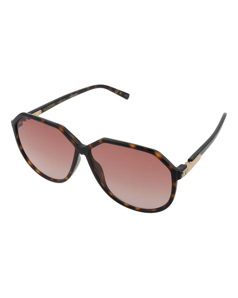 Valentino Garavani VG0026S Tortoiseshell Sunglasses — Brown Brown