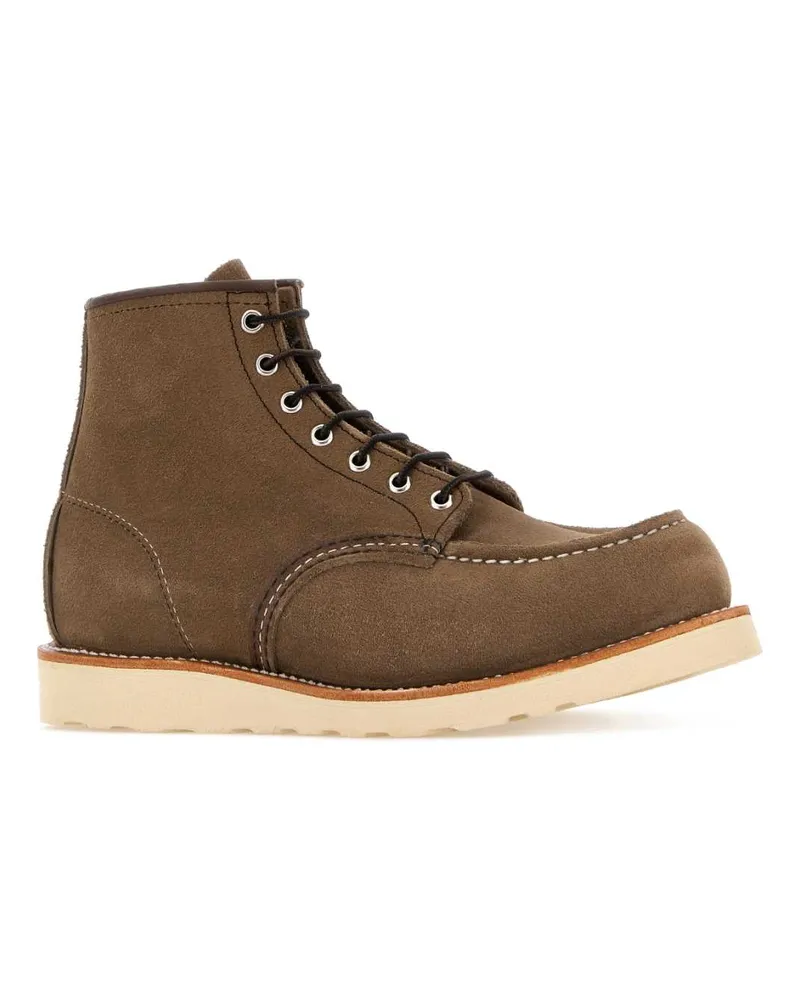 Red Wing Shoes Men's Mud Suede Ankle Boots Sandstonemohave Stivali Brown
