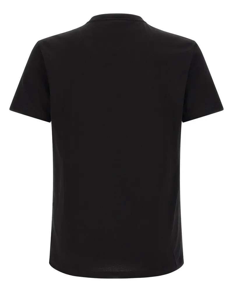 Versace Men's Black Cotton T-Shirt Black