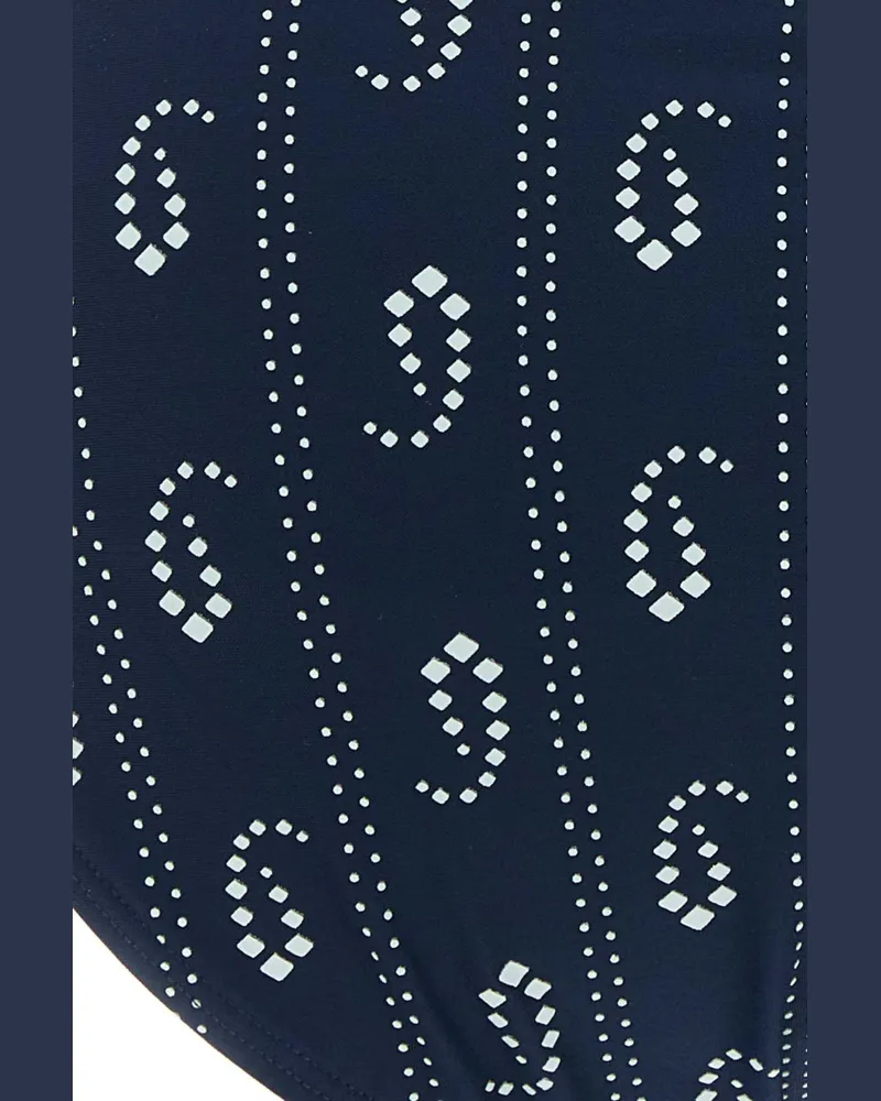 Tory Burch Fiori Bikini Bottom — Navy Navy