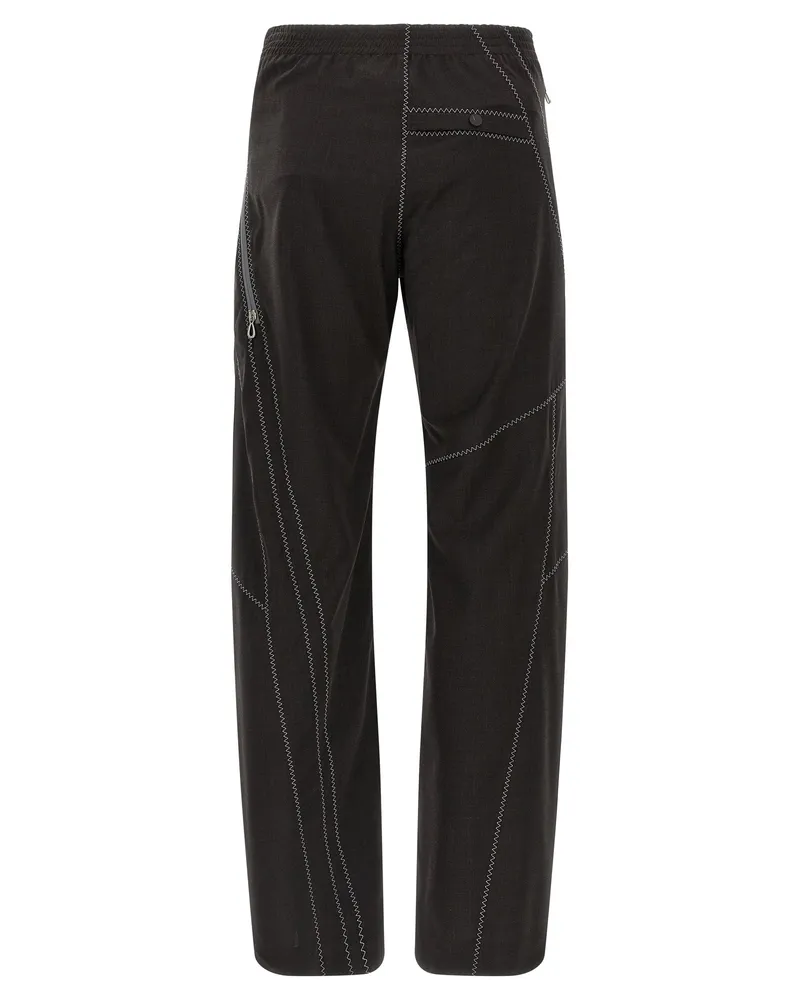 KIKO KOSTADINOV Men's Brown Virgin Wool Casual Pants Brown