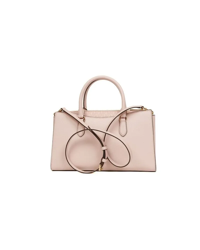 Michael Kors Women's Satchel Powder Blush Leather Satchel-bags Pink