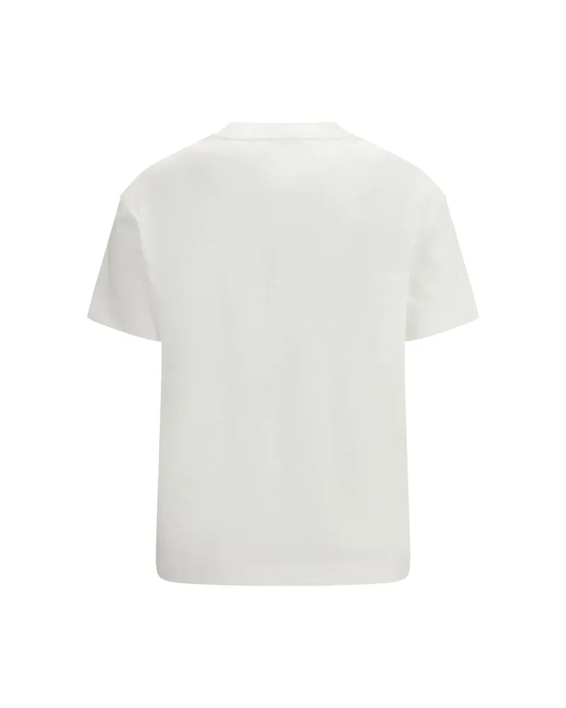 Brunello Cucinelli Women's White Cotton T-Shirt White