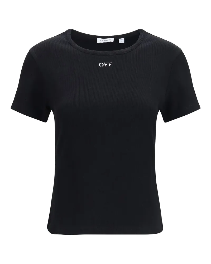 OFF-WHITE Off Stamp T-Shirt — Black Black