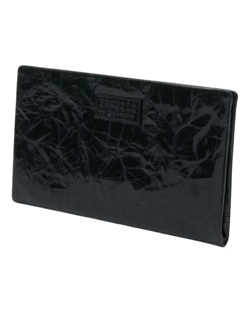 Maison Margiela Women's Numeric New Clutch -  Leather Black Calfskin Bags Clutches Black