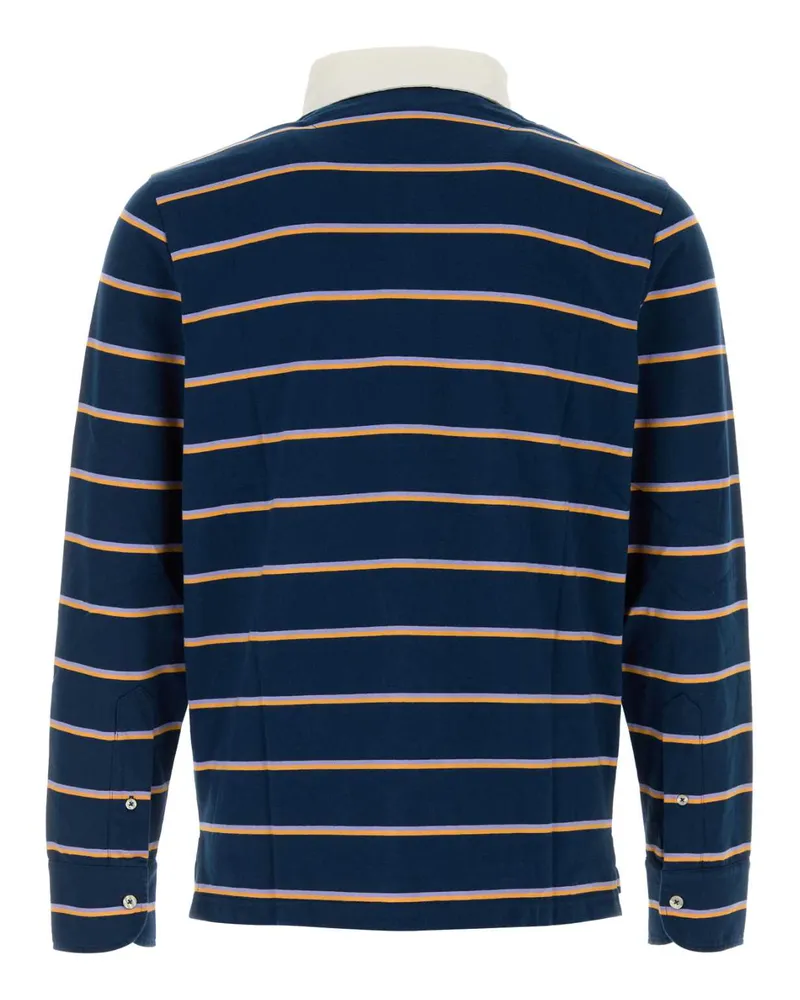 Etro Stripes Polo Shirt — Navy Navy