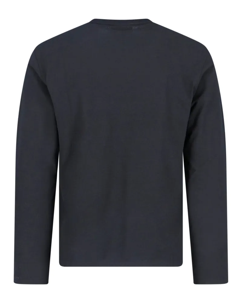 Zanone Men's T-Shirts And Polos Black Cotton Navy