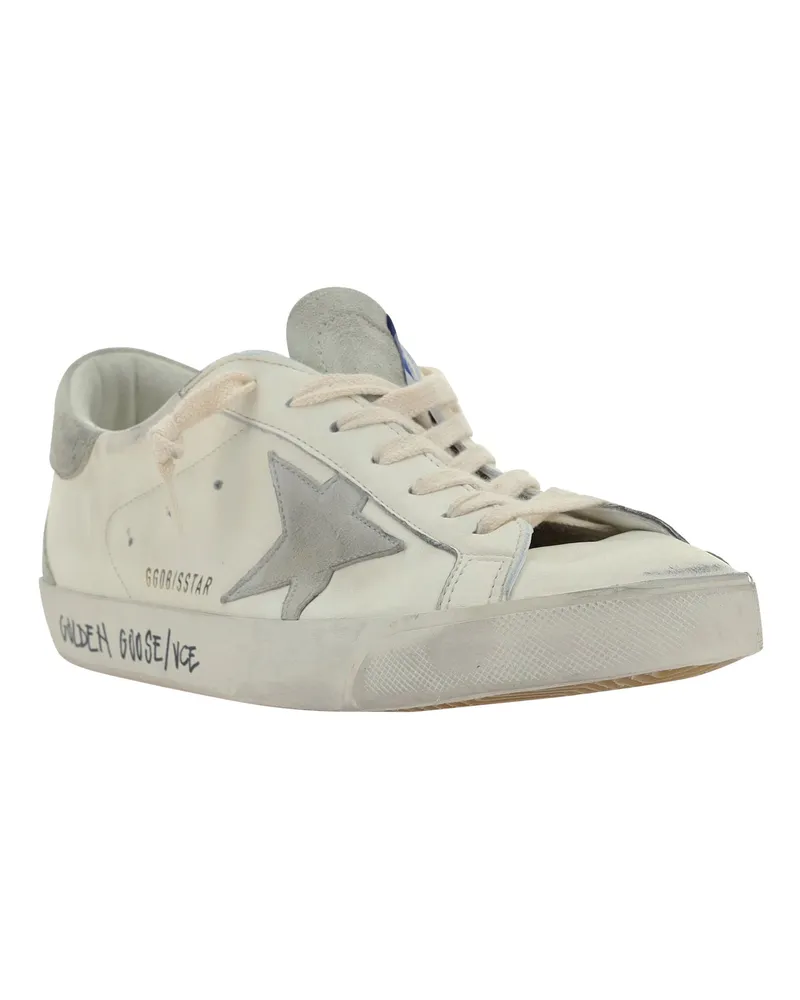 Golden Goose Super Star Sneakers — White White