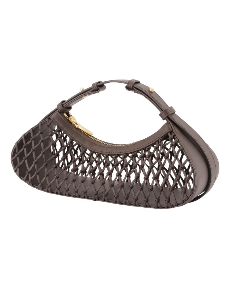 Cult Gaia Women's Shala Shoulder Bag -  Leather Grey Cowhide Handbags-Purses Gray