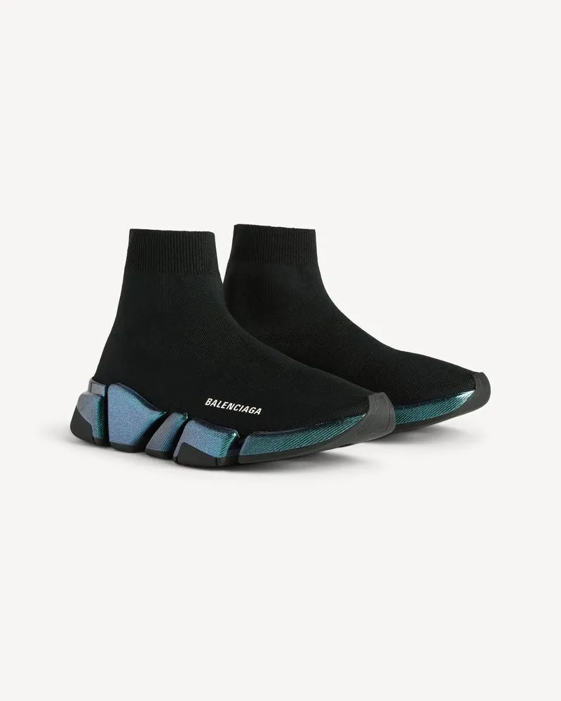 Balenciaga Basket Bal H26 Sneaker — Black Black