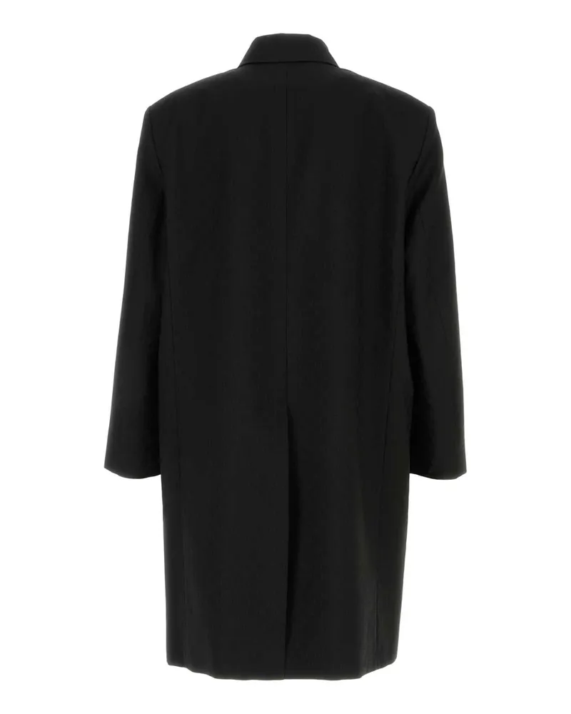 Gucci Men's Black Polyester Blend Coat Mix Cappotti Black