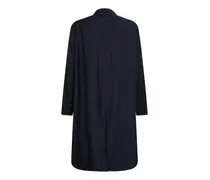 Virgin Wool-Mohair Coat — Navy