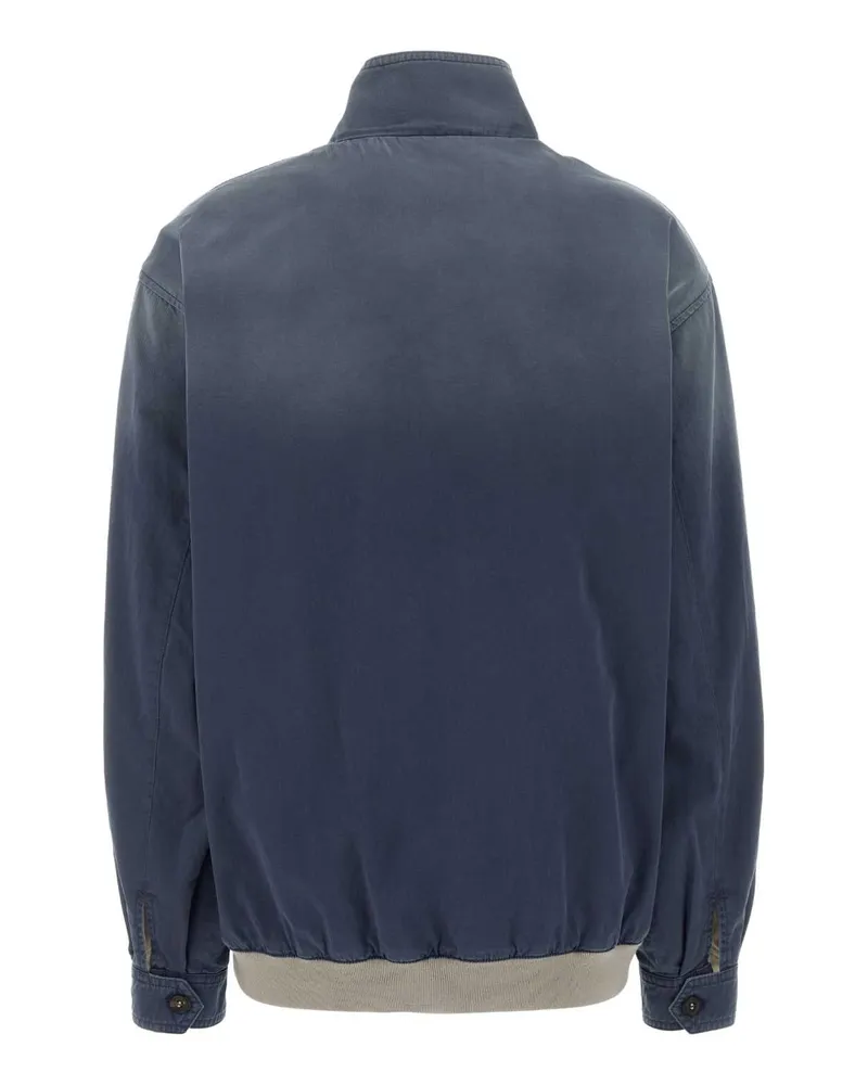 Miu Miu Women's Navy Blue Twill Jacket Divisacalce Giubbini Navy