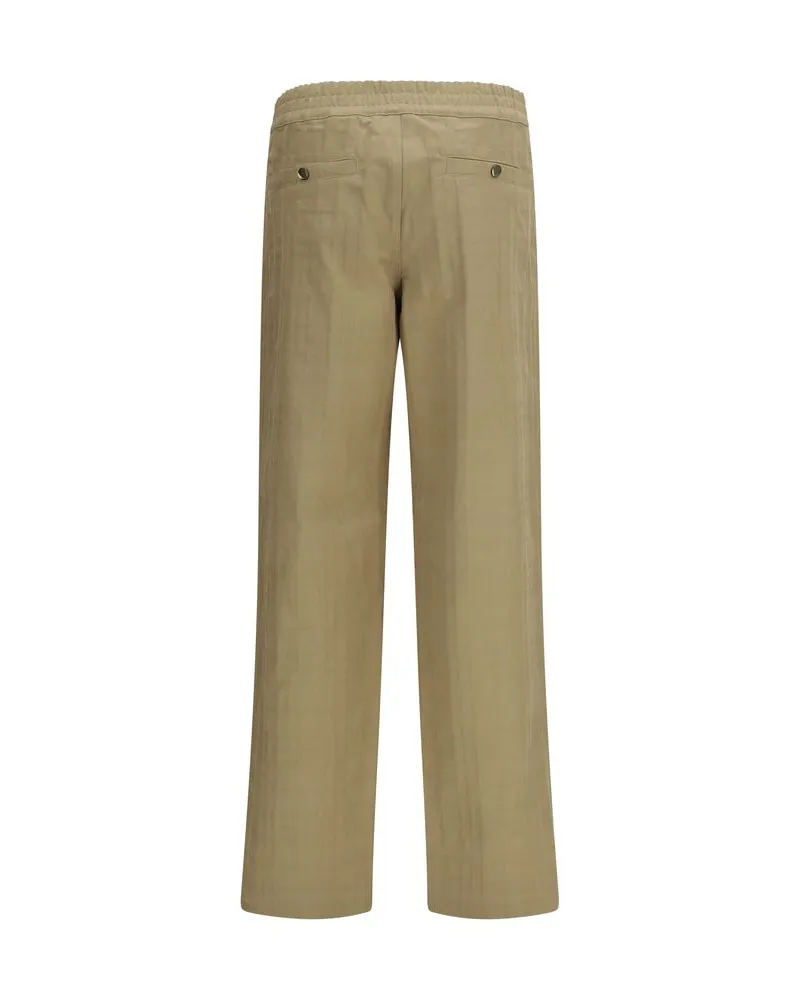 Burberry Men's Beige Cotton Casual Pants Beige