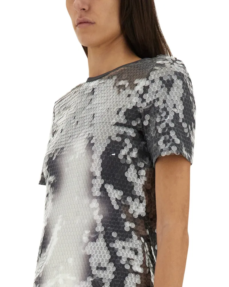 SPORTMAX Sequined Blouse — Black Black