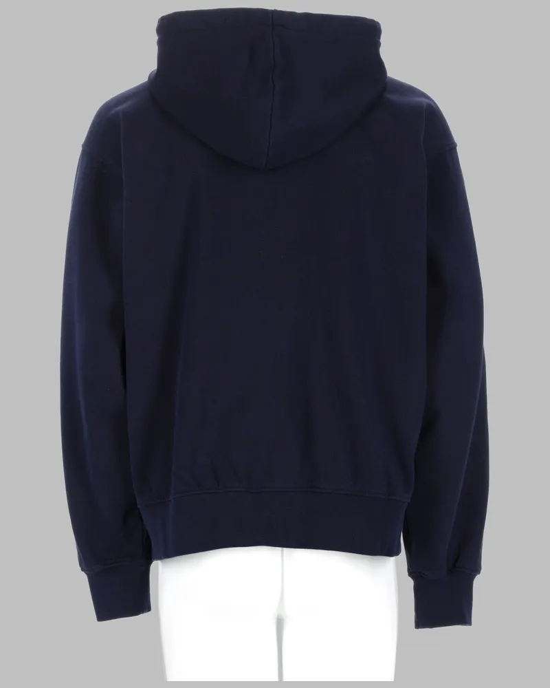 Drôle de Monsieur Hooded Zip Hooded Zip Sweatshirt — Blue Blue