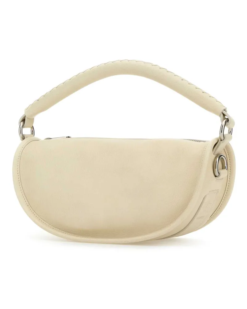 Burberry Women's Ivory Leather Handbag Soap Borse A Mano Beige