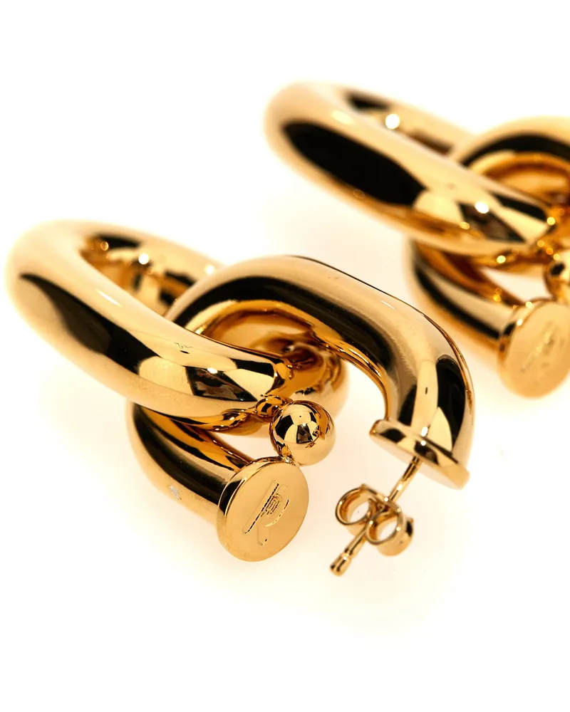 Paco Rabanne XL Link Earrings — Gold Gold