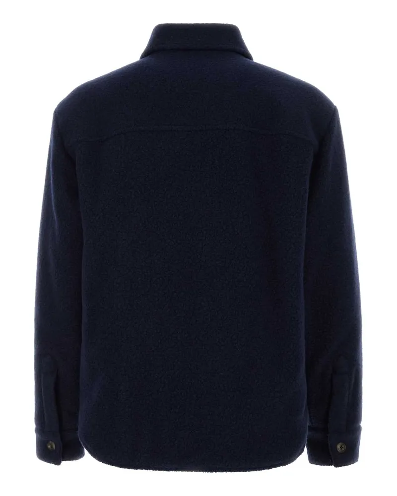Fay Men Navy Blue Wool Blend Jacket U807 Giubbini Navy