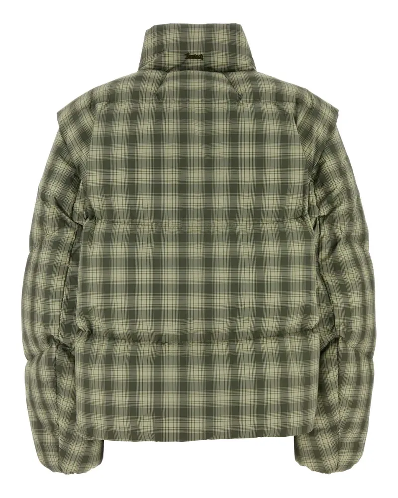 Herno Women's Printed Polyester Down Jacket Salviaverdechiaro Piumini Green