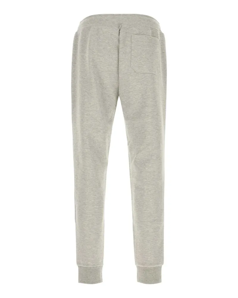 Ralph Lauren Men's Melange Grey Cotton Blend Joggers Darksportheatherc1730 Exterior: Polyester Pantaloni Trousers Gray