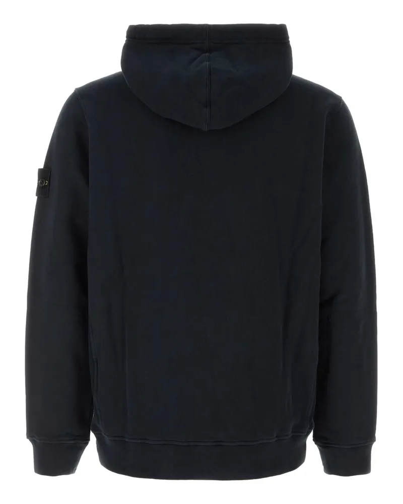 Stone Island Navyblue Exterior: Cotton Felpe Sweater Navy