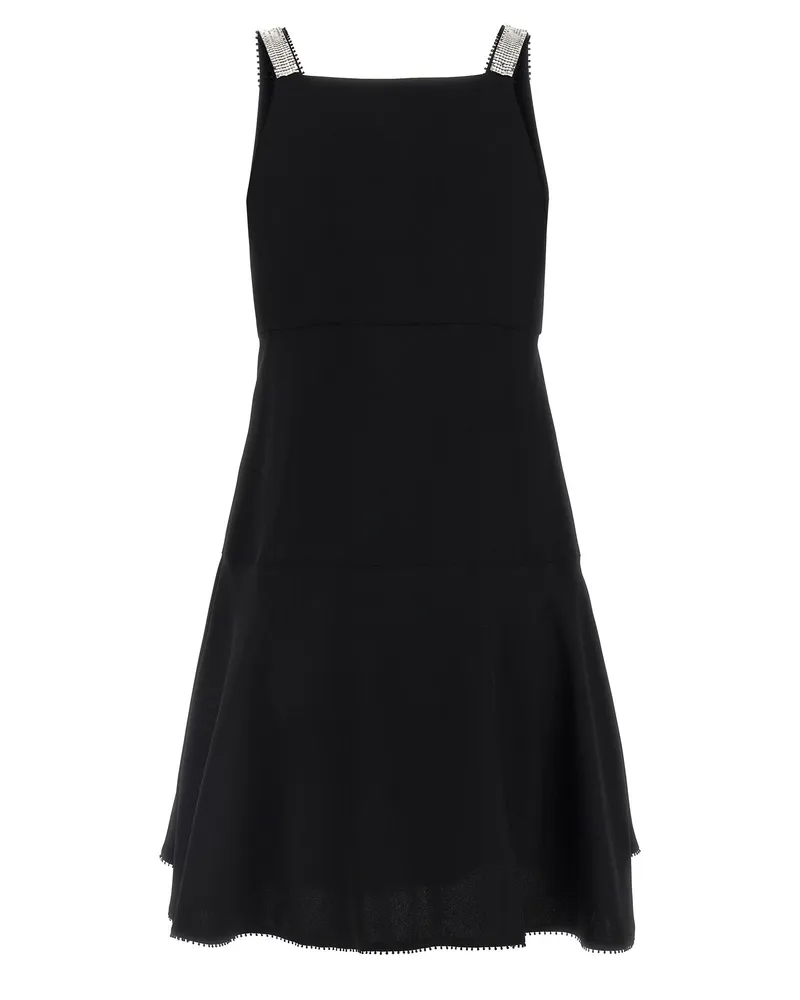 Giovanni Bedin Women's Black Viscose Short Dress Black