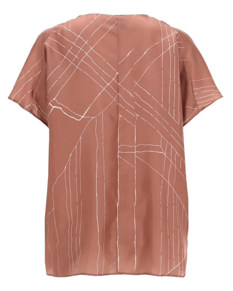 ALYSI Foundation Blouse — Beige Beige