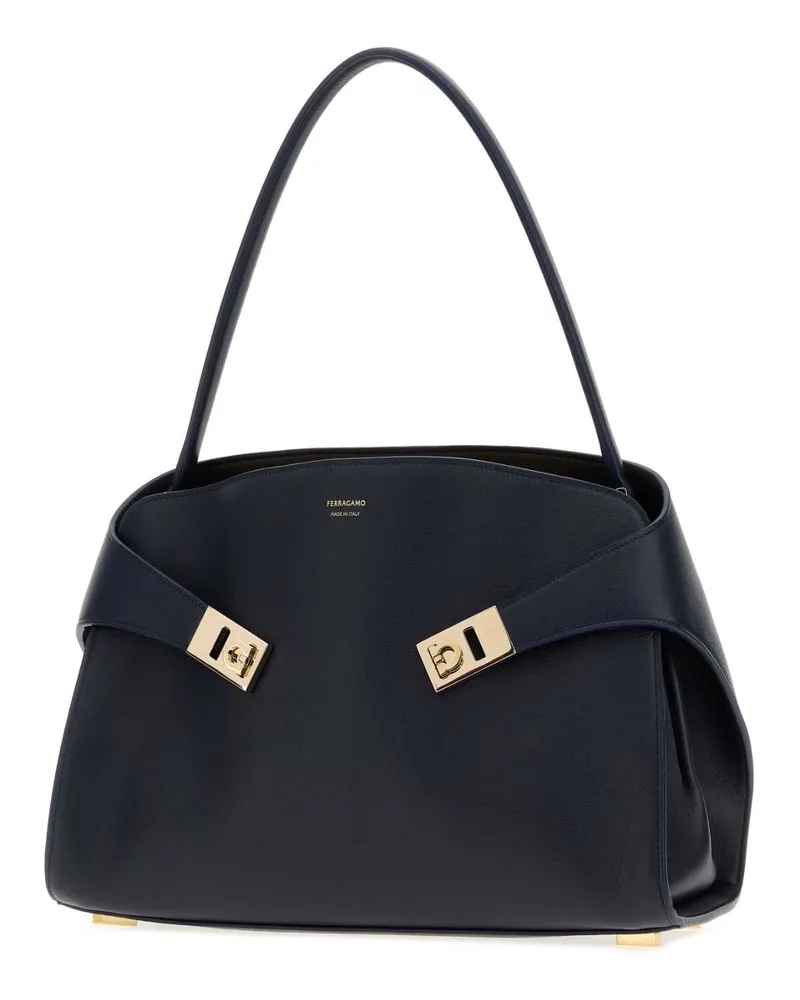 Ferragamo Newnavydkbtestadimorotestadimoro Borse A Mano Bag Navy